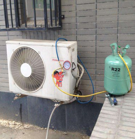 根河空调加氟